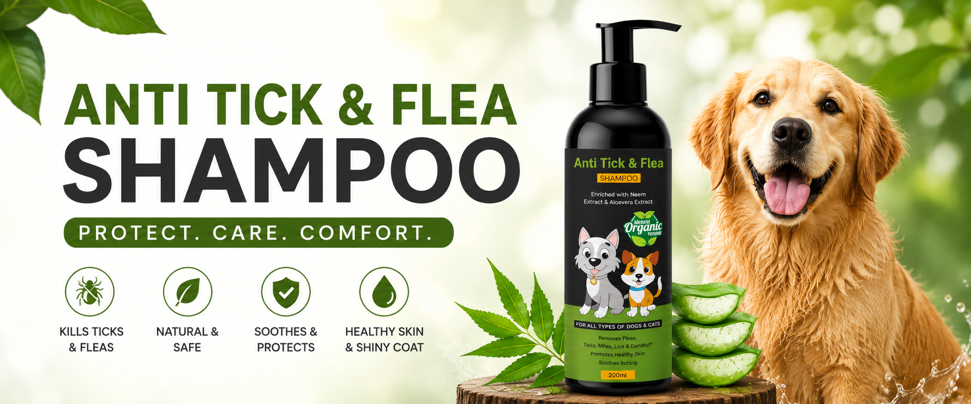 Anti-Tick & Flea Combo for Dogs & Cats